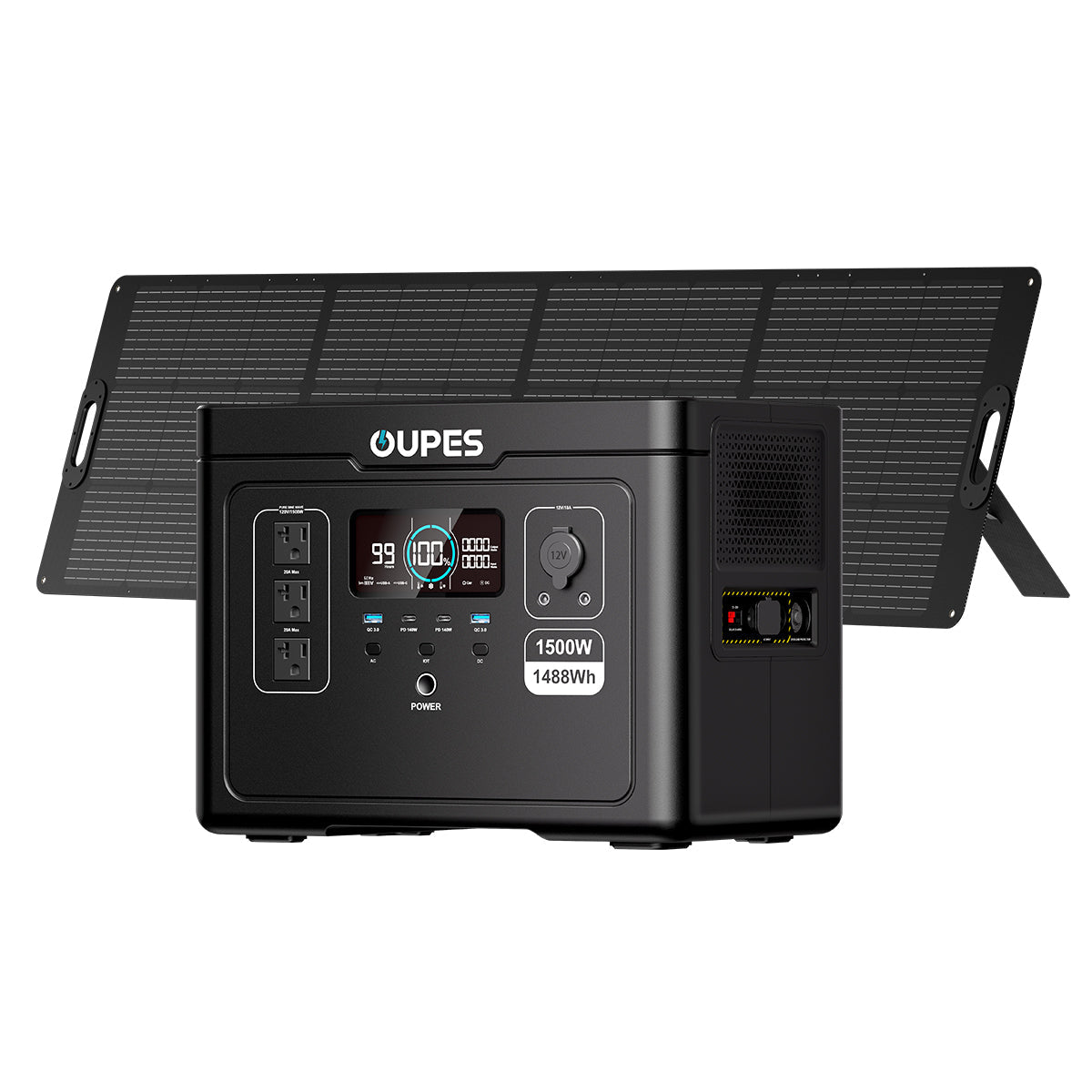 OUPES Exodus 1500 + 240W Solar Panel | Solar Generator Kits