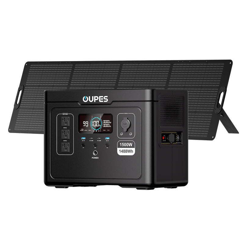 OUPES Exodus 1500 + 240W Solar Panel | Solar Generator Kits