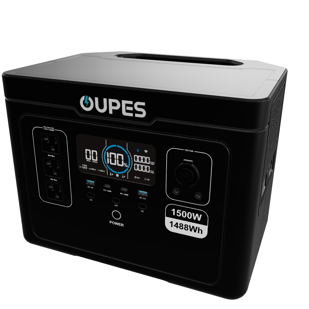 OUPES Exodus 1500 Portable Power Station | 1500W 1488Wh