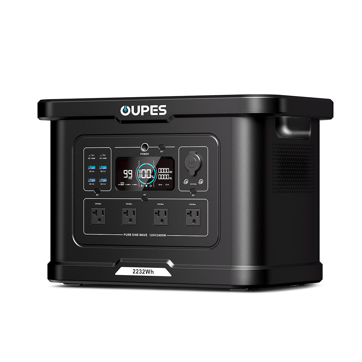 OUPES Exodus 2400 + 2*240W Solar Panel | Solar Generator Kits