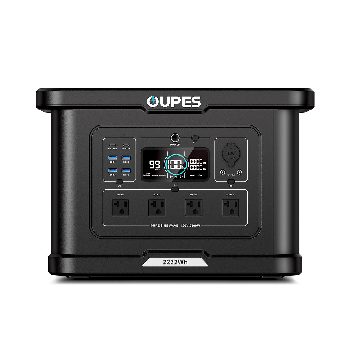 OUPES Exodus 2400 + 2*240W Solar Panel | Solar Generator Kits