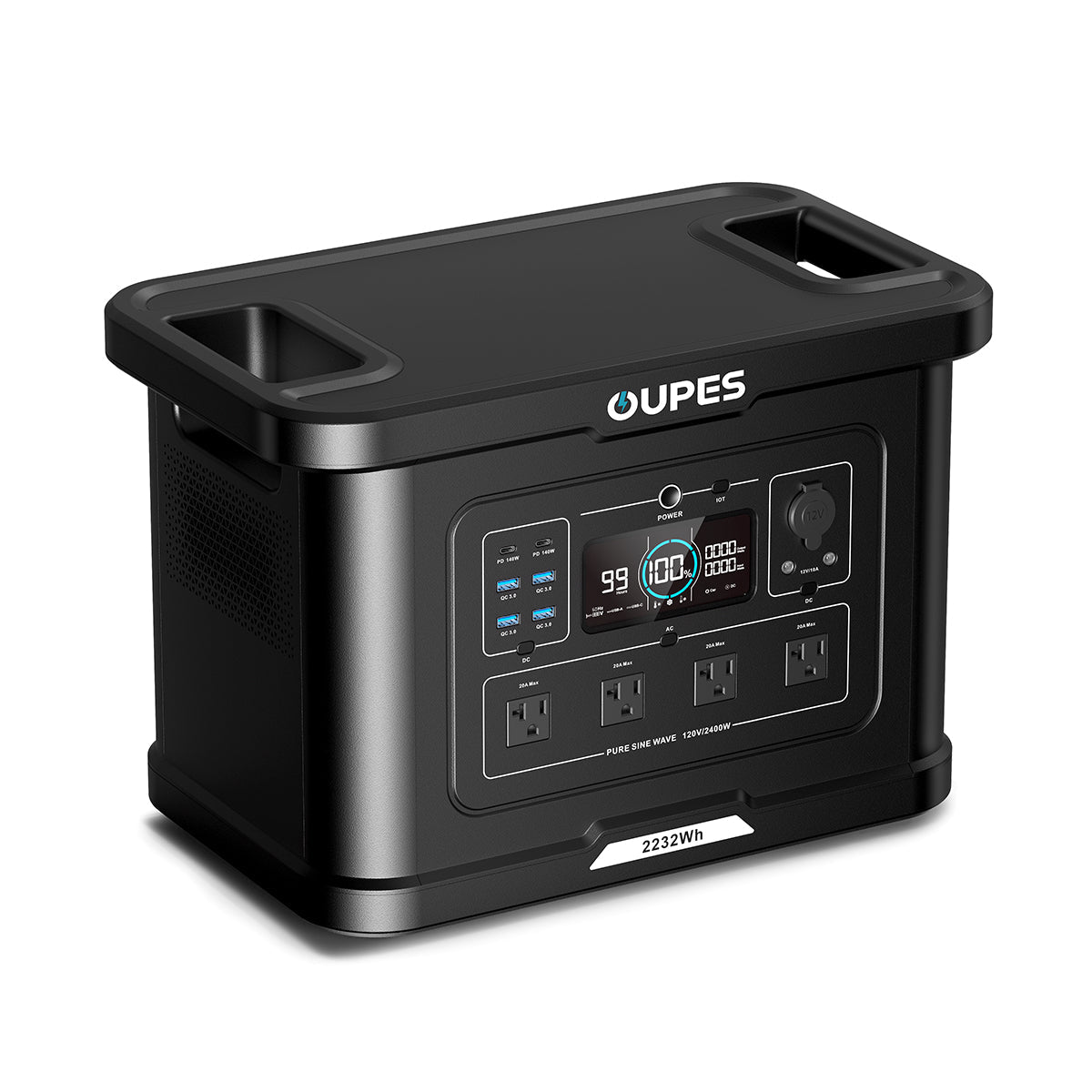 OUPES Exodus 2400 + 2*240W Solar Panel | Solar Generator Kits