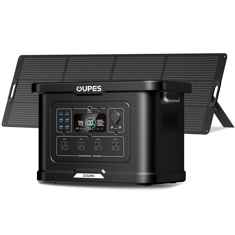OUPES Exodus 2400 + 240W Solar Panel | Solar Generator Kits